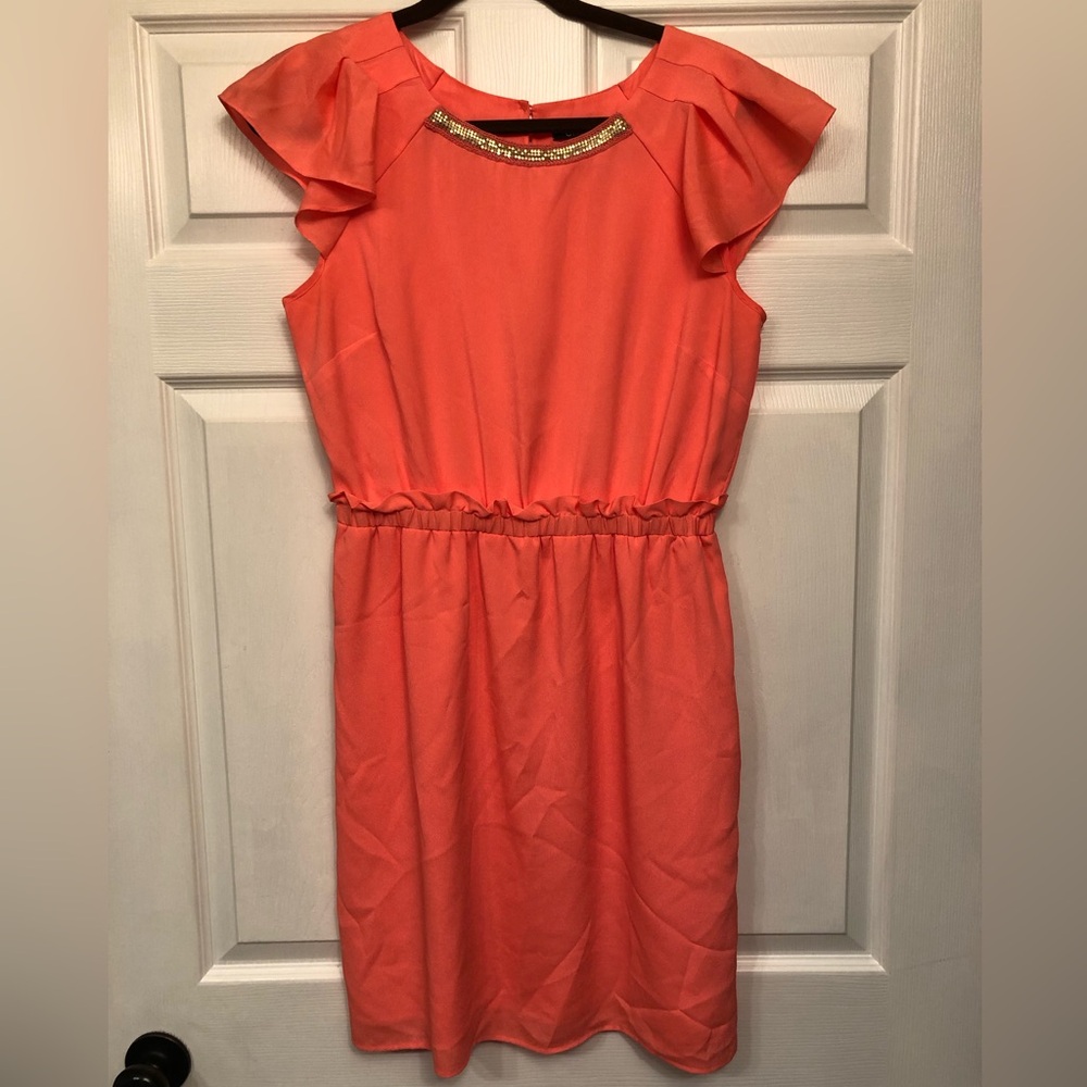 NWOT GIANNI BININI Neon pink  dress size M